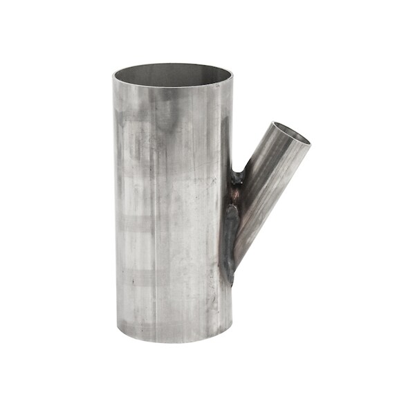 A & I Products 5.5 Straight Pipe w/ 45 Barb 6 x4 x4 A-ASPV45 - main